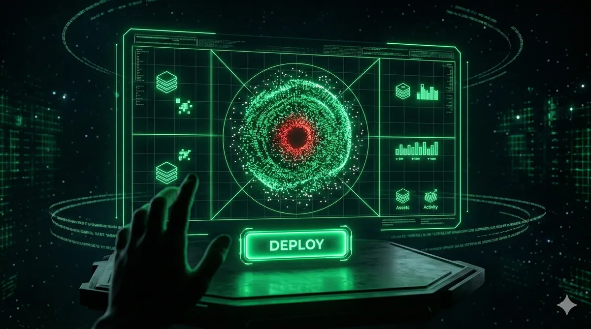 Holographic deploy interface with battlefield display